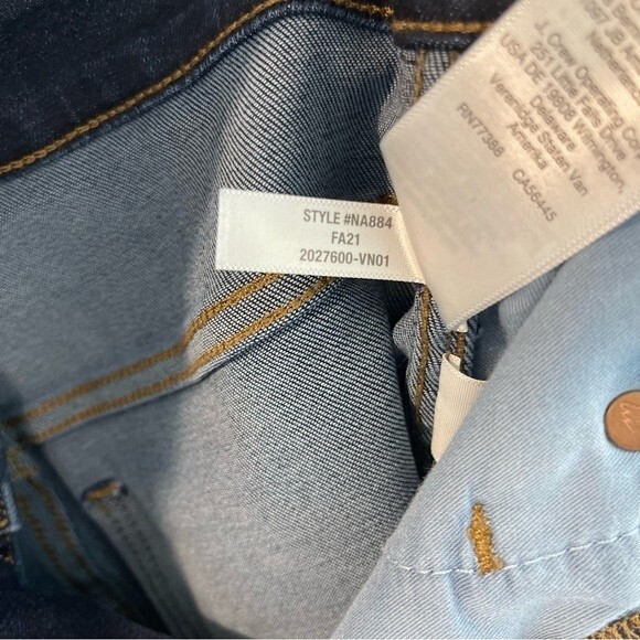 Madewell Curvy High-Rise Skinny Jeans in Woodland Wash Size 26 - Picture 9 of 15